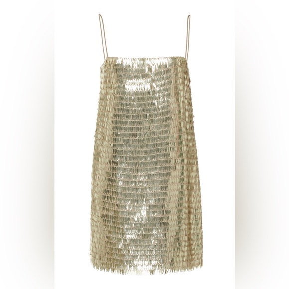 Zeynep Arcay gold sequin mini dress - Picture 3 of 7